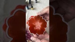 Resin Epoxy Flower Halloween style 🎃 👻 [upl. by Arrac]