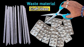 Craft ideas with waste material  Wallhanging craft ideas  waste material craft [upl. by Otrebide]