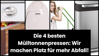 MÜLLTONNEN PRESSE Die 4 besten Mülltonnenpressen Wir machen Platz für mehr Abfall 🥇 [upl. by Haney]