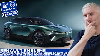 Renault Concept 2024 Renault Embleme Ein ElektroWasserstoffHybrid Eine Idee für die Zukunft [upl. by Zephan]