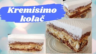 Kremisimo kolač kremasti kolač koji se ne peče  Kremisimo  no bake creamy cake  ekuhinjica [upl. by Yursa]