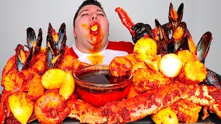 Eating 500 Worth Of Spicy Seafood Boil • MUKBANG [upl. by Aan400]