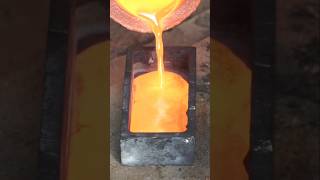 Melting Copper to Ingots melting copper casting [upl. by Longo855]