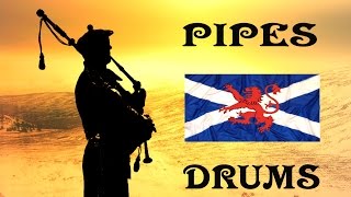 ⚡️Scottish Pipes amp Drums⚡️Cock O the North⚡️Bonnie Dundee⚡️Blue Bonnets Over the Border⚡️ [upl. by Neri]