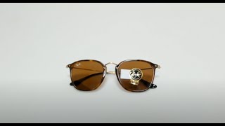 Ray Ban Sunglasses ModelRB2448N Color710 HavanaGoldBrown Lenses [upl. by Attaymik]