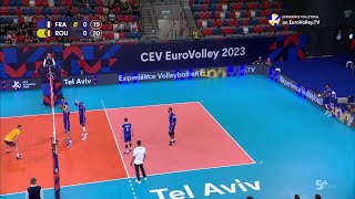 France vs Italy mega rally 🤯 cevvolleyball france italy [upl. by Sille]