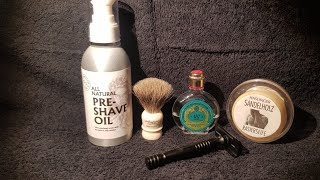 Haslinger Sandalwood  RazoRock Lupo  Simpsons Wee Scot Brush [upl. by Bush]