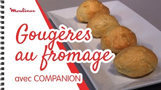 Gougères au fromage avec COMPANION  Les recettes Moulinex [upl. by Angadreme]