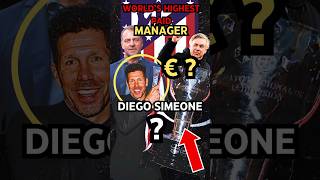 The Highest Paid Football Manager in the World 😱🏆 football shorts sprintblaze [upl. by Zimmerman]