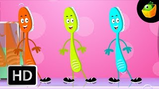 My Tooth Brush  English Nursery Rhymes  CartoonAnimated Rhymes For Kids [upl. by Yekciv]