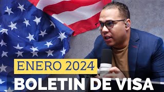 Boletin de visa Enero 2024 [upl. by Skippy]