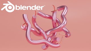 How to Make a Satisfying Abstract Animation in Blender  Blender Tutorial [upl. by Boigie]