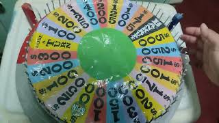 Wheel Of Fortune Homemade Wheel Bob Goen Era Round 1 UPDATED [upl. by Ellerehc]