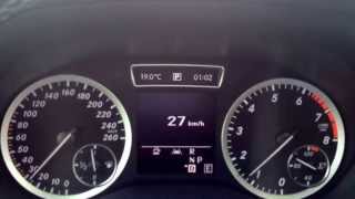 Mercedes Benz 2013 B CLASS B250 W246 Distronic Plus in Action [upl. by Jamieson]