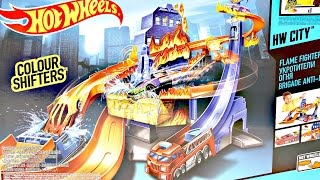 Flame Fighter Playset  Płonący Wieżowiec  Color Shifters  Hot Wheels  BGK05  Recenzja [upl. by Bowne]