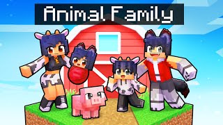 Having an ANIMAL FAMILY in Minecraft [upl. by Gomez]