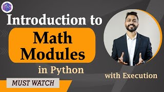 Math Module in Python with example [upl. by Lodie354]