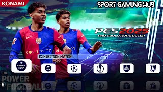 PES 2025 PPSSPP  eFootball PES 2025 PPSSPP sportgaminghub [upl. by Brebner185]