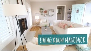 LIVING ROOM REARRANGE MAKEOVER [upl. by Keeton]