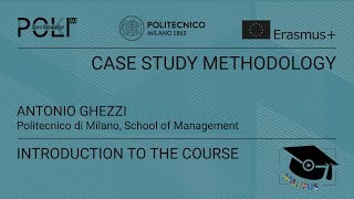 Introduction to the course Antonio Ghezzi [upl. by Janie]