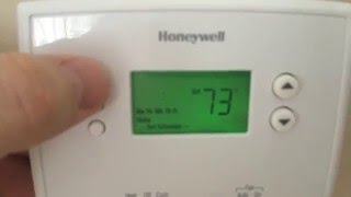 Review Honeywell 52 Day Programmable Thermostat with Backlight thermostatdiy review setup [upl. by Razec]