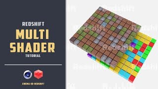 Redshiftc4d Multishader CINEMA 4D TUTORIAL [upl. by Thorwald]