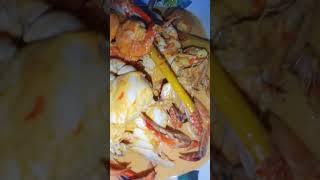 ketam masak lemak cili api subscribemychannel food [upl. by Doria]