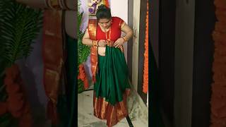 New Style Saree draping karwachothspecialsaree saree sareewearing beautywithrashmi [upl. by Isidoro]