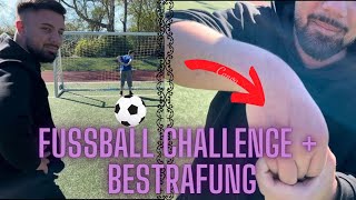 EXTREM LUSTIGE FUSSBALL CHALLENGE MIT DICKER BESTRAFUNG😂🔥 [upl. by Dosia]