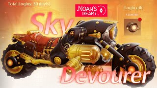 Noahs Heart FINALLY ITS MINE  How To Get Bike Sky Devourer NEW MMORPG PC 2022 [upl. by Rubetta]