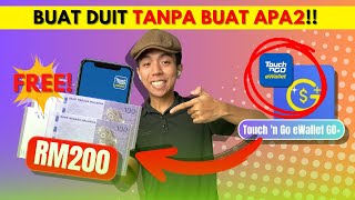 Saya Dapat RM200 Di Apps TnG eWallet Sambil Goyang Kaki  TnG GO Review  DausDK [upl. by Hulburt]