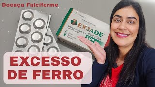 FERRITINA ALTA como tratar Excesso de Ferro Sangria e o Quelante deferasirox  Exjade [upl. by Binette]