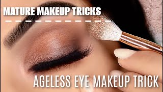 Eye Makeup Tips and Tricks for MATURE MAKEUP  How To Apply Eyeshadow on Mature skin [upl. by Pritchard]