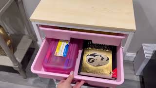 SYKIARIOL Utility Cart with 5 DrawersStorage Drawer Cart Review [upl. by Nayt454]