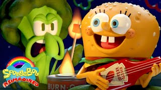 If SpongeBob Was Made Out of Food 🥦  quotThe Camping Episodequot  SpongeBob Reimagined [upl. by Unity]