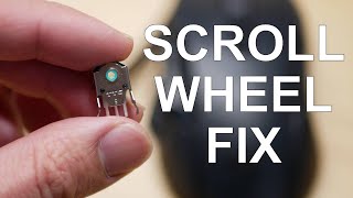 Roccat Kone Aimo Scroll Wheel Repair  Rotary Encoder Replacement [upl. by Aihsenal]