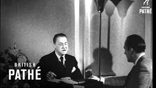 Interview With Somerset Maugham 1946 [upl. by Krucik]