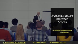 SAP SuccessFactors Training  SuccessFactors Instance Access   SAP SuccessFactors Demo [upl. by Asseneg15]