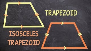 What is the difference of a trapezoid and an isosceles trapezoid [upl. by Smith]