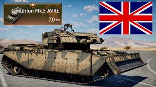 Artillery in War Thunder Centurion Mk5 AVRE Experience [upl. by Enaywd]