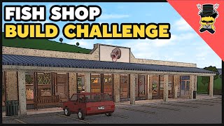 3Hour Fish Shop Build Challenge in Bloxburg [upl. by Beverlie835]