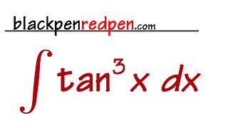 Integral of tan3x with tan and sec [upl. by Pierrepont388]