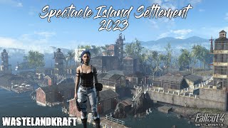 Fallout 4 — Spectacle Island Settlement ver 2023 [upl. by Noryb]