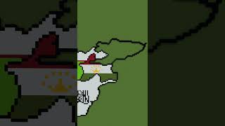 Small Scale Tajikistan amp Kyrgyzstan tajikistan kyrgyzstan maps flags minecraft [upl. by Ahtan]