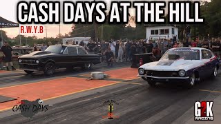 RWYB AT CASH DAYS AT THE HILL AT KD DRAGWAY NO PREP RACING [upl. by Rebmat]