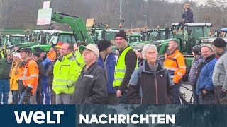 DEUTSCHLAND Neue Aktionen geplant Bauern protestieren weiter gegen Ampel  WELT STREAM [upl. by Annohsal]