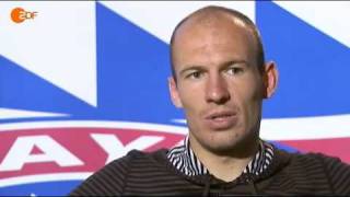 Arjen Robben Interview bei ZDF [upl. by Reffotsirk903]