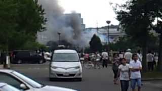 大阪府茨木市 火事 2013721 [upl. by Kissner]