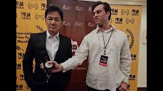 Red Carpet Interview quotBeyond the Afterglowquot Dir Jacky Woo  International Film Festival Manhattan [upl. by Danas]