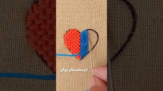 love design embroidery Kashmiri stitch shorts reels [upl. by Orianna65]